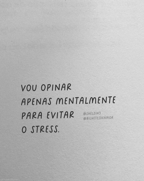 Evite stress, fale apenas o necessário