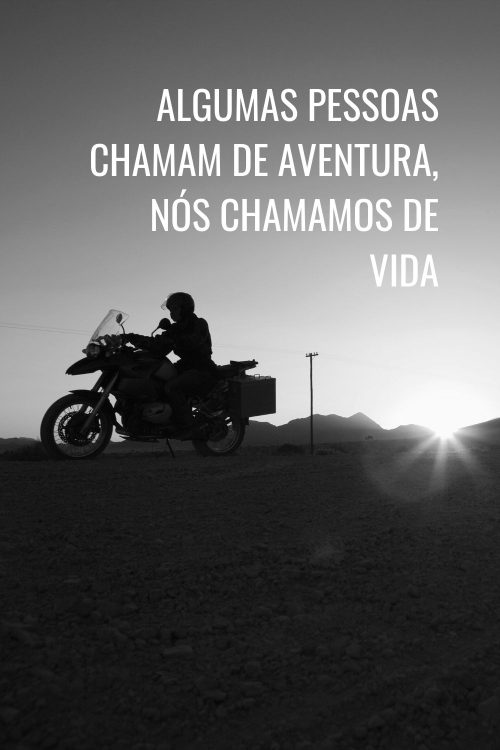 Moto é vida e aventura