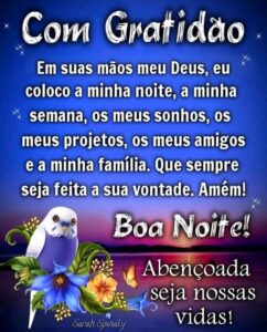 105 Frases de Boa noite Abençoada com Imagens e Mensagens