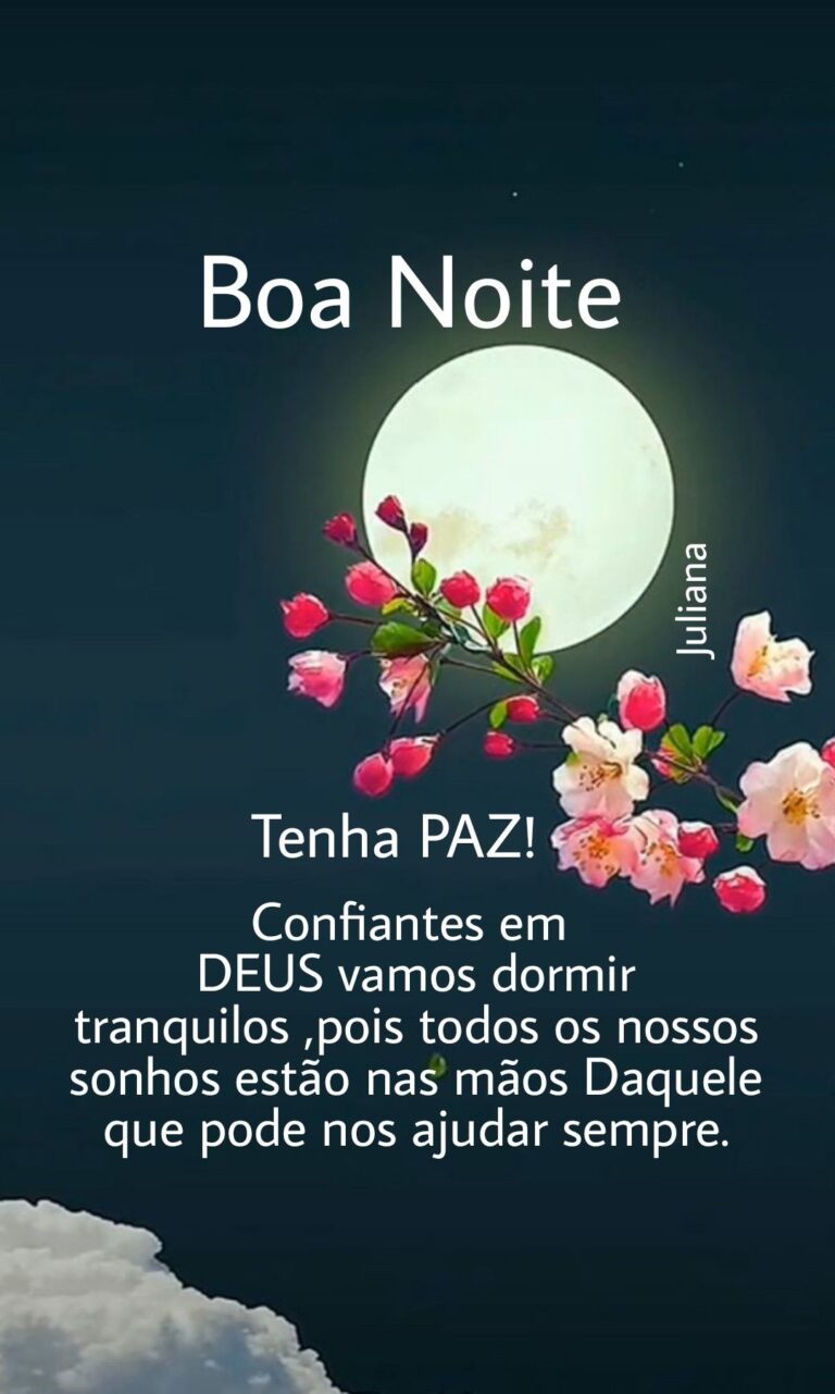 Imagens de Boa noite com Flores e Lindas Mensagens Carinhosas
