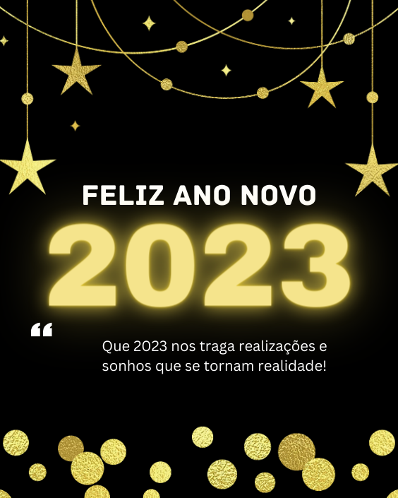 2023 Feliz ano novo