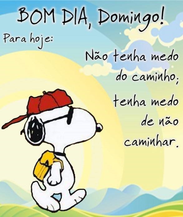 32 Imagens de Bom dia Domingo Snoopy com Mensagens bonitas