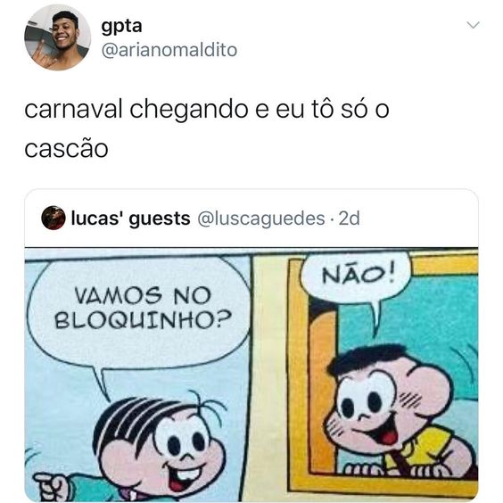 Memes engraçados de Carnaval 2023 para rir nesta época de folia